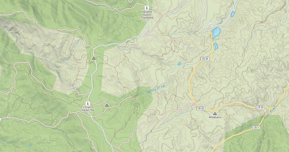 Map preview of TURKEY CREEK