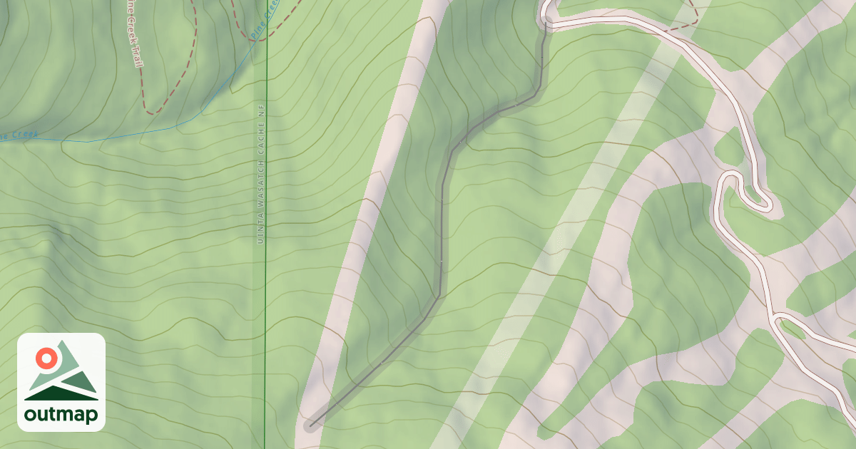 Map of Upper O Shoot