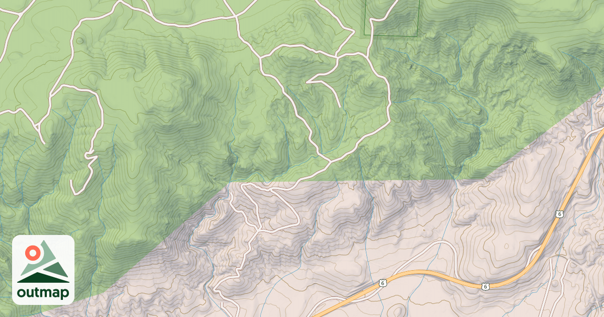 Map of USFS Motor Vehicle Use Map Roads {3335143B-2A30-48C4-8F63-D01F47F9EB8F}