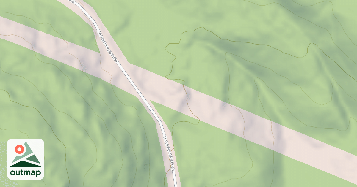 Map of USFS Motor Vehicle Use Map Roads {9B406F43-70FF-442C-9246-E227D642088C}