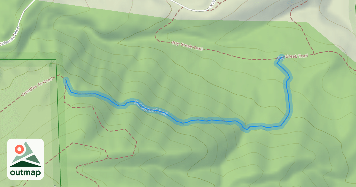 Map of Red Squirrel Trail