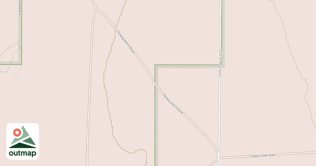 Map of FLOWING WELL A