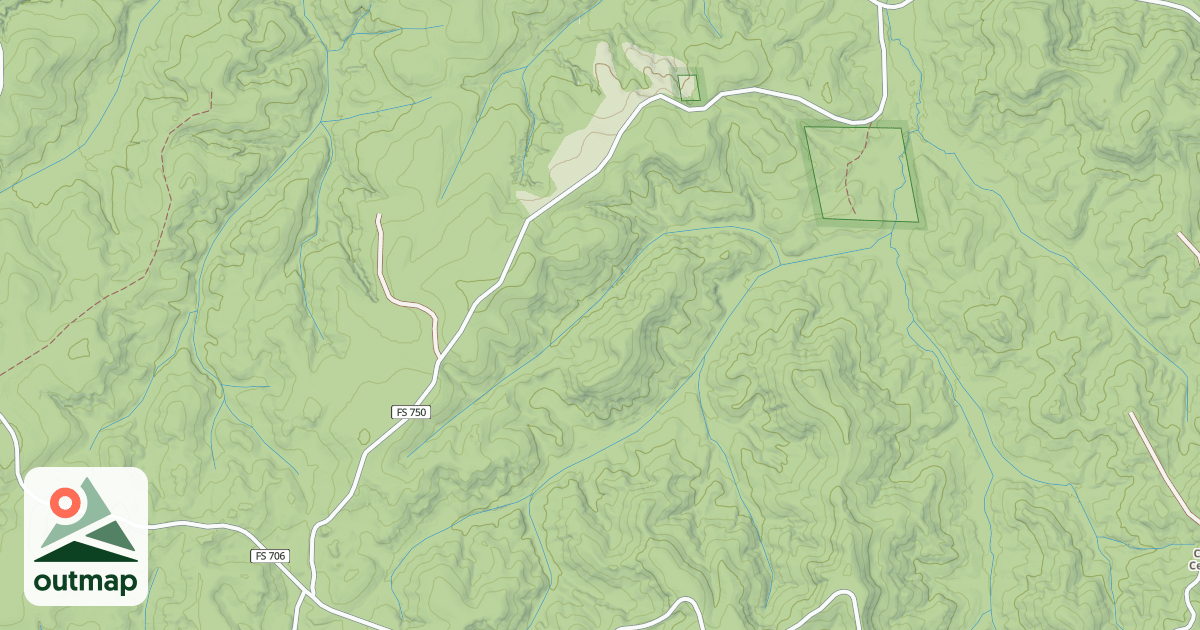 Map of CLEMENTS CREEK (G)