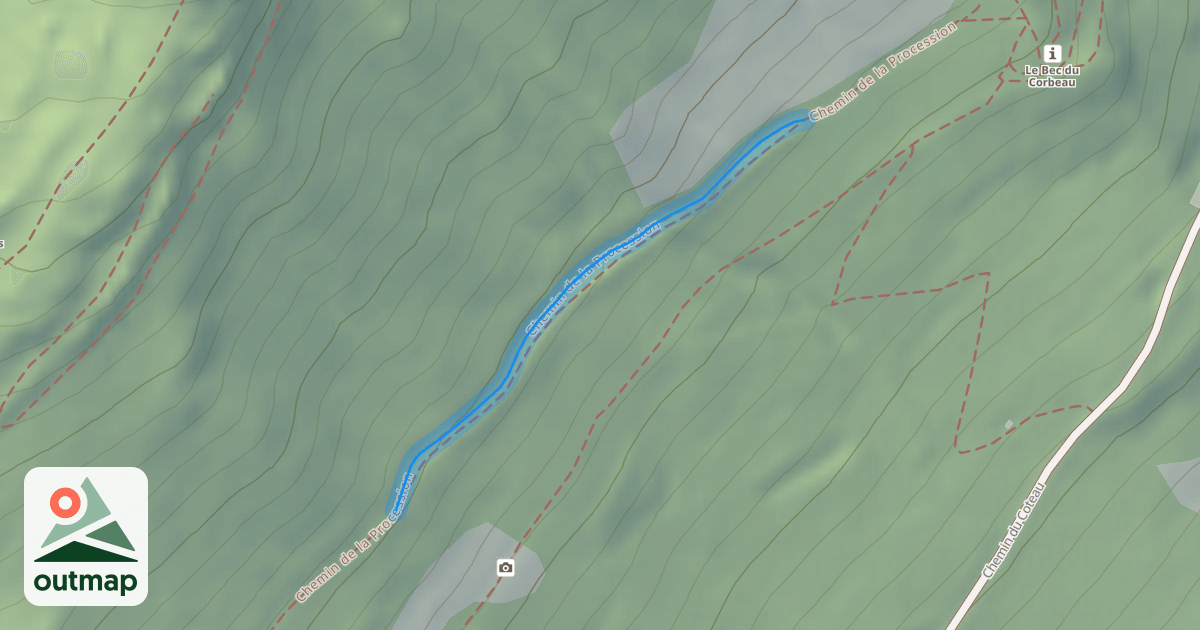Map of Chemin de la Procession
