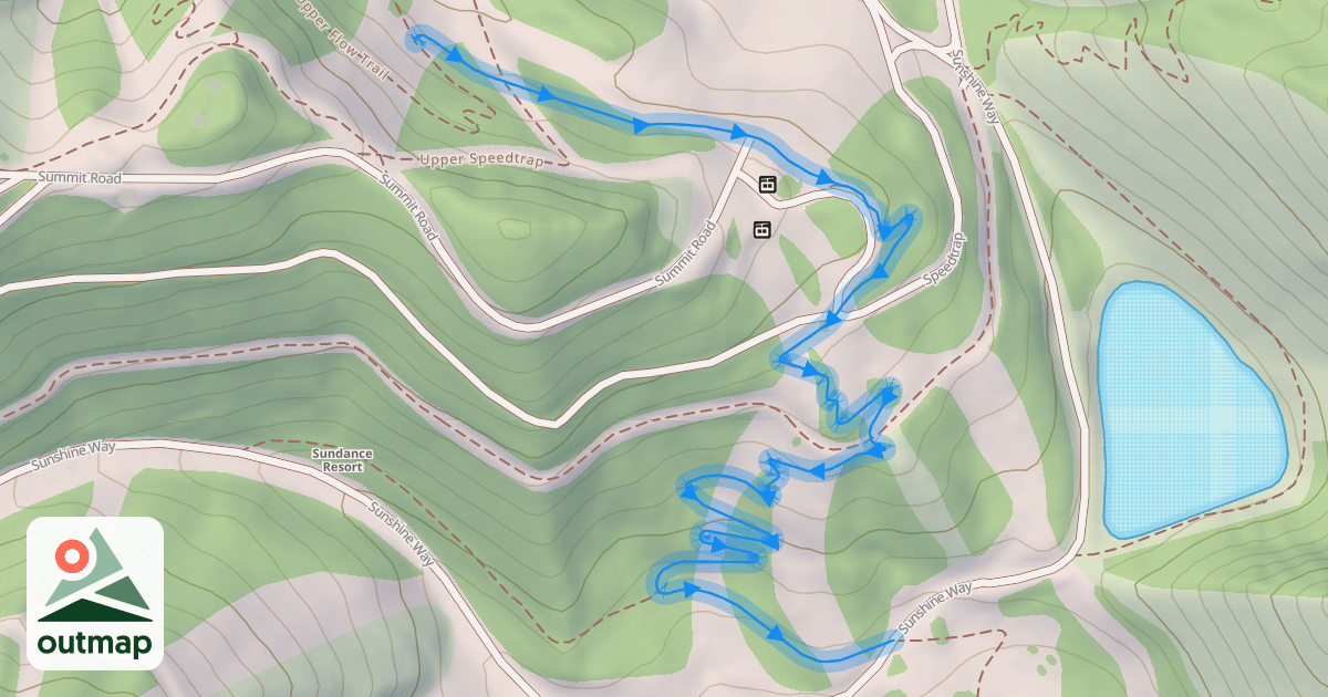 Map of Switchback Alley