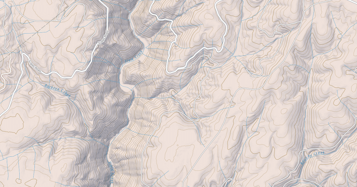 Map preview of STOWMAN RAVINE