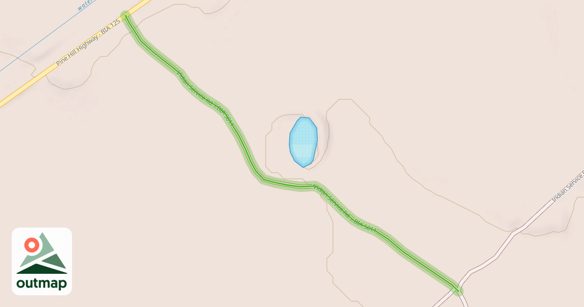 Map of Indian Service Rd. - BIA 5011