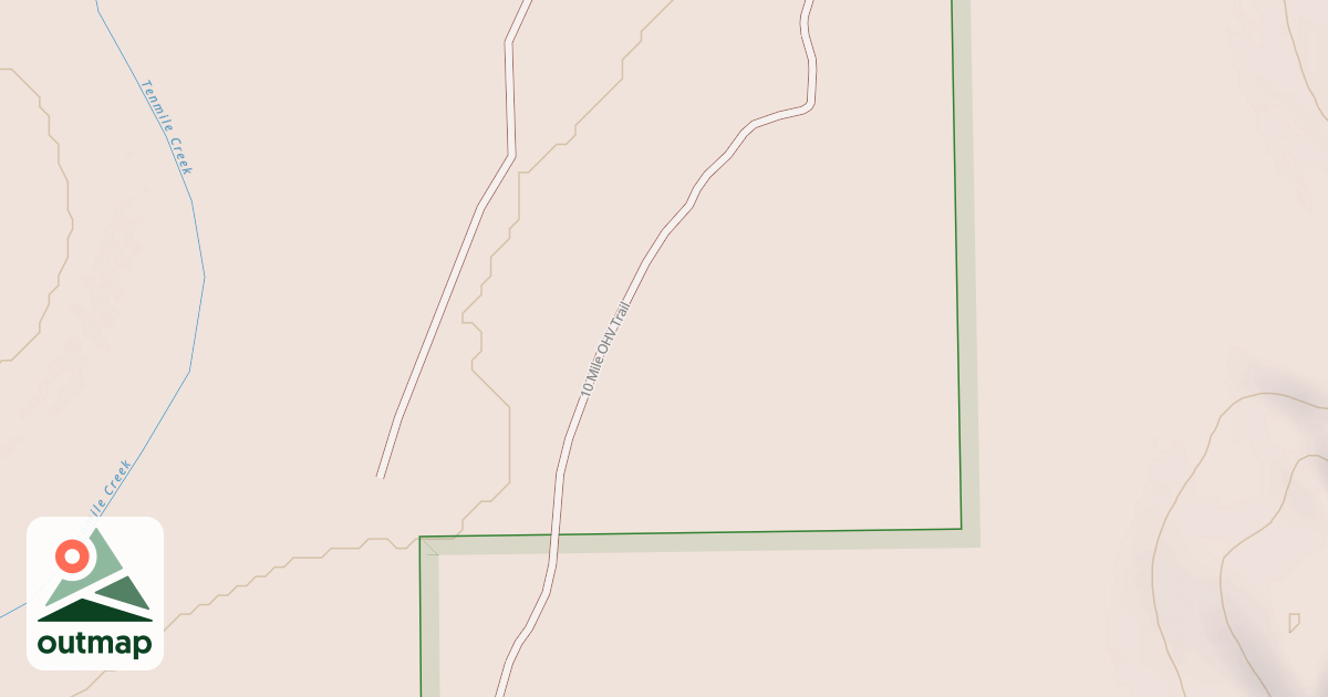 Map of USFS Motor Vehicle Use Map Trails 16490