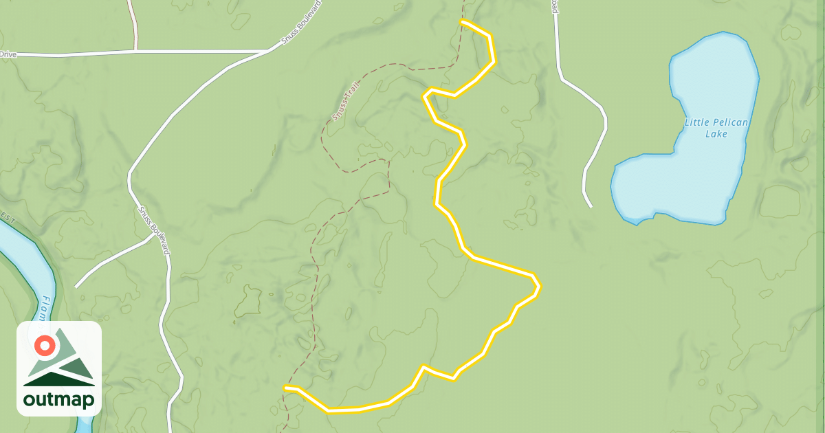 Map of Pelican Trail