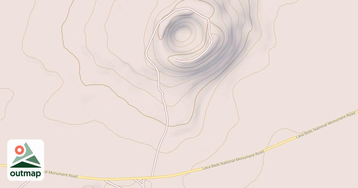 Map of LITTLE SAND BUTTE