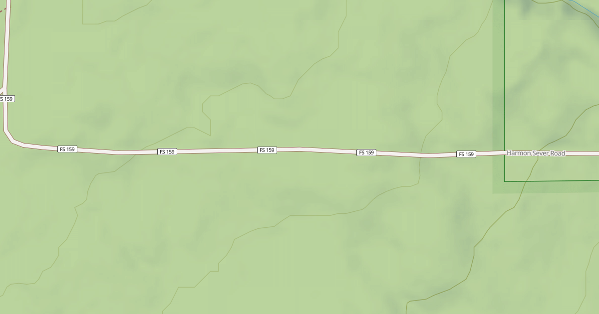 Map preview of HARMON SEVER ROAD
