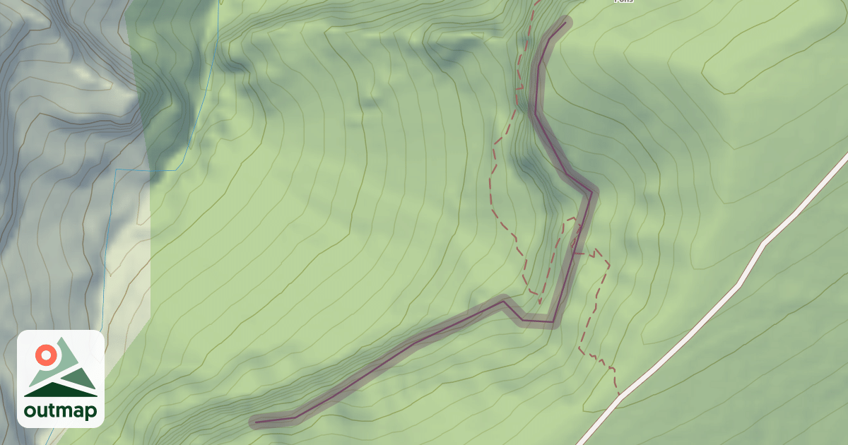 Map of Climbing Crag