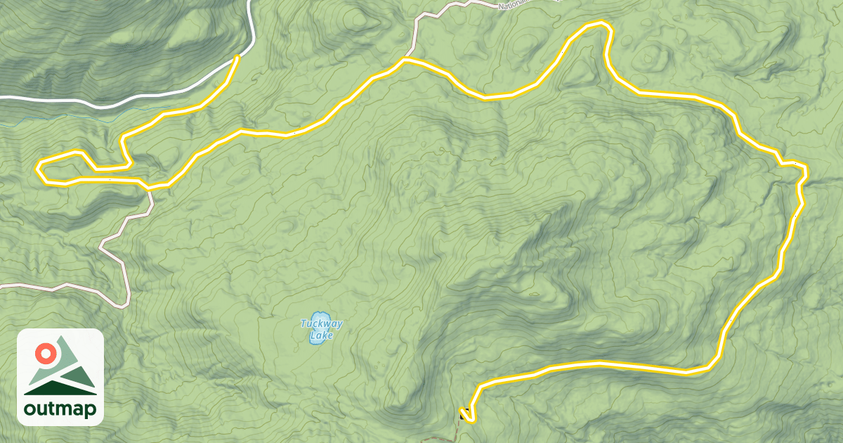 Map of National Forest Development Road 1230
