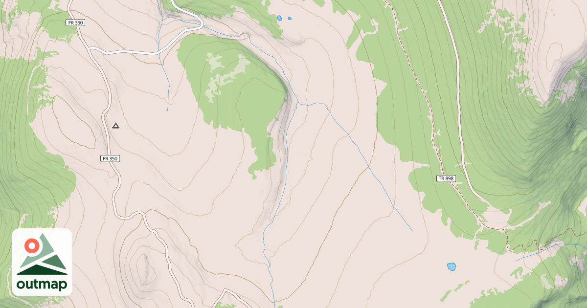 Map of Wolf Creek