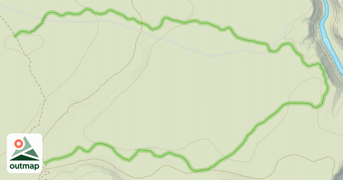 Map of Fat Rabit Trail