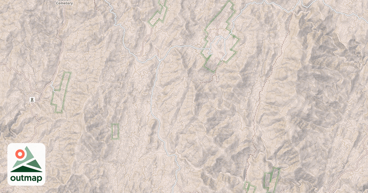 Map of Arrastra Creek