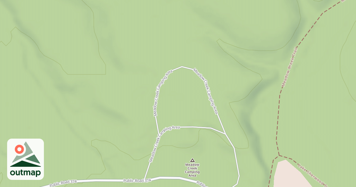 Map of SHERWOOD - MEADOW CREEK - BA