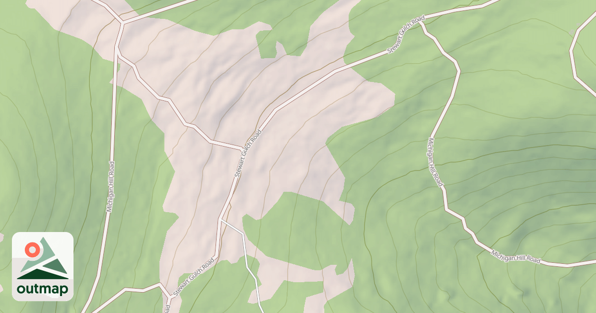 Map of STEWART GULCH