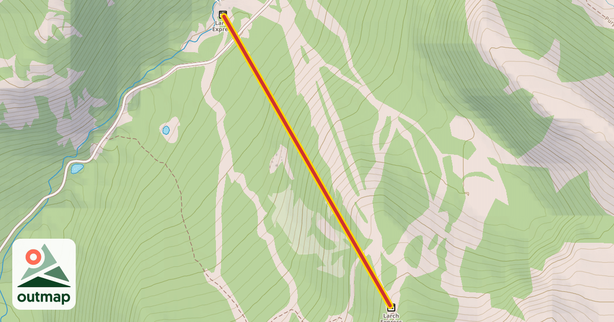 Map of Larch Express