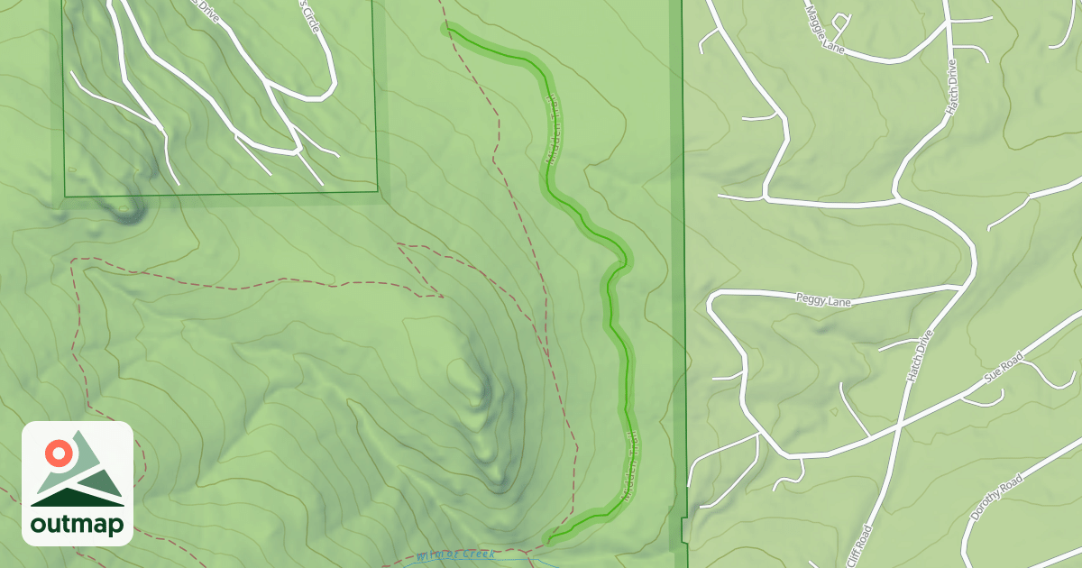 Map of Midden Trail