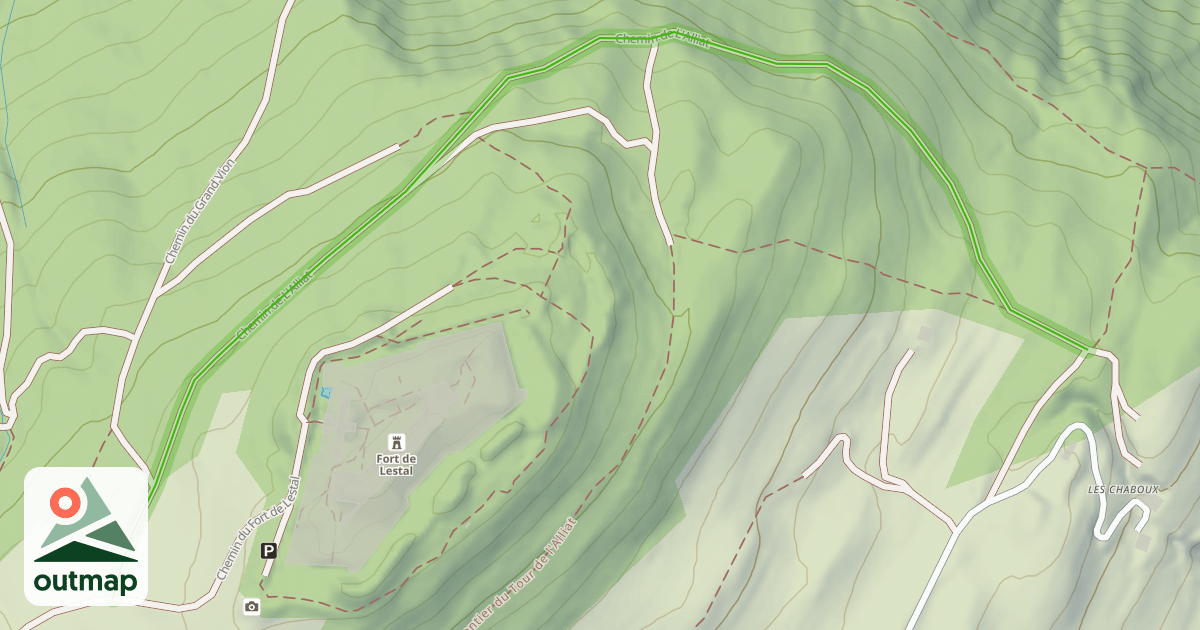 Map of Chemin de L'Alliat