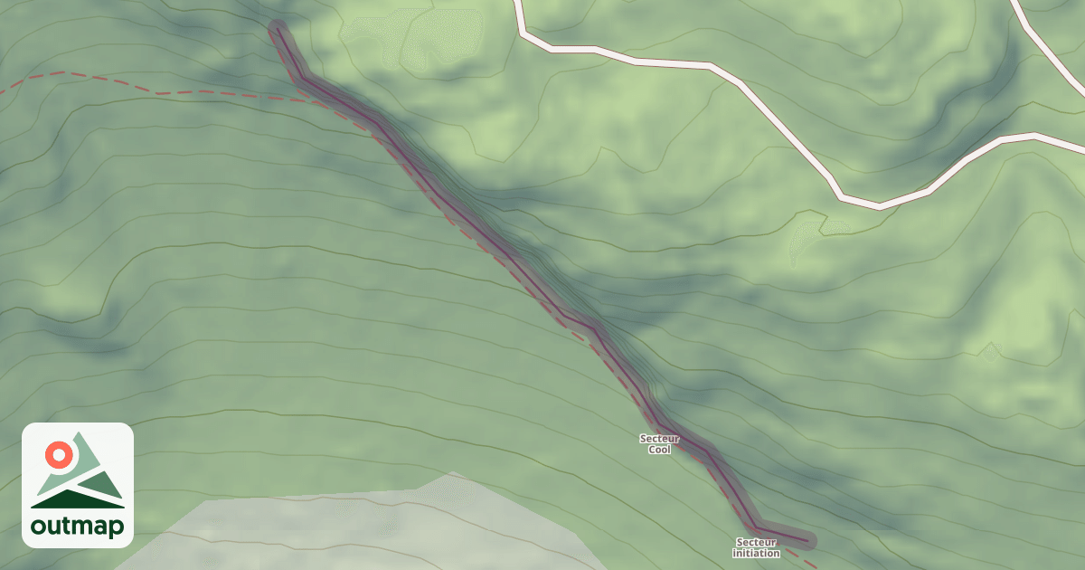 Map of Rochers de la Forclaz