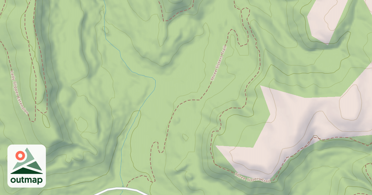 Map of Three Sisters Trail