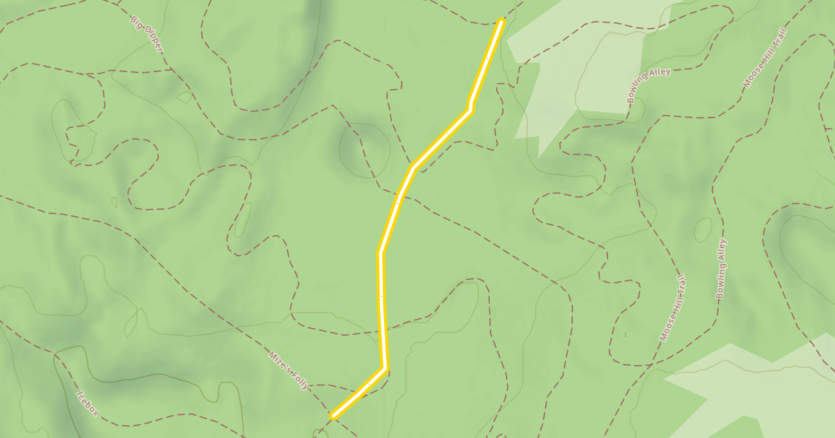 Map preview of Four Corners Connector Trail