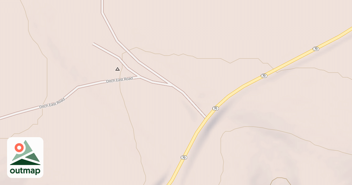 Map of BATTLE SPUR 1M