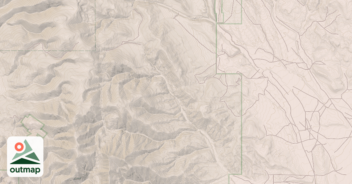 Map of CHANDLER CANYON