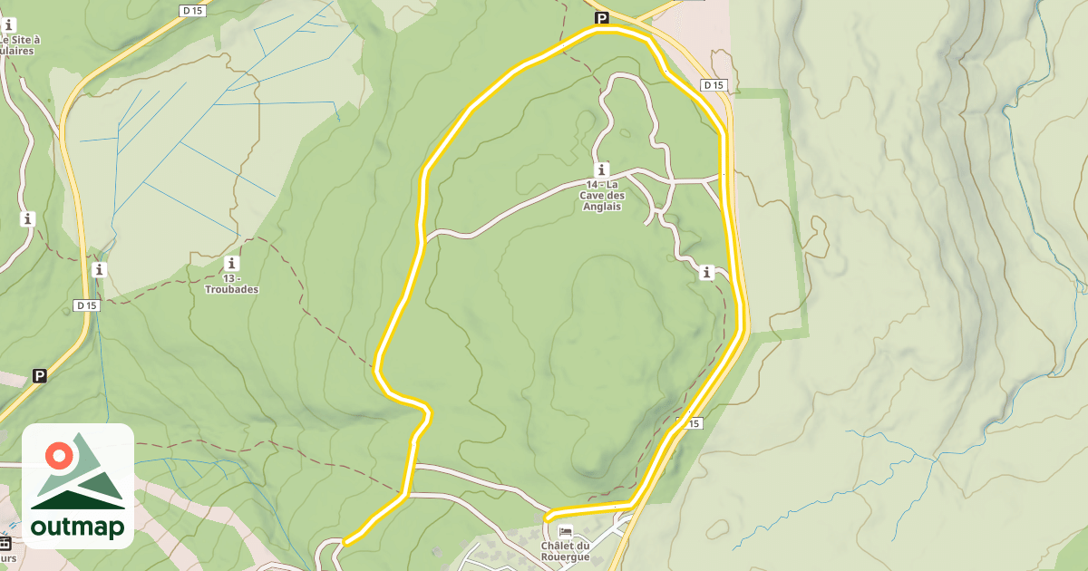 Map of Le Bouyssou