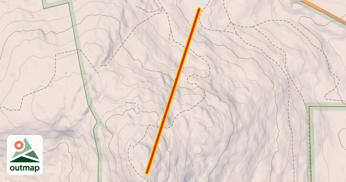 Map of Quad Chair