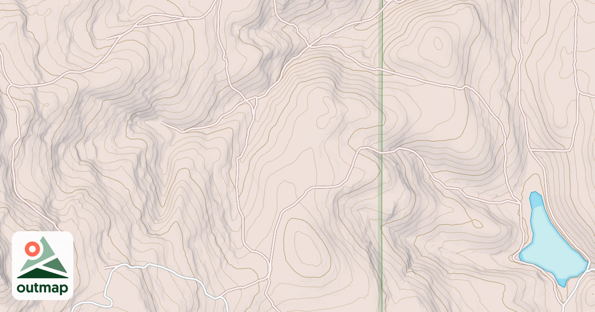 Map of MILES CANYON