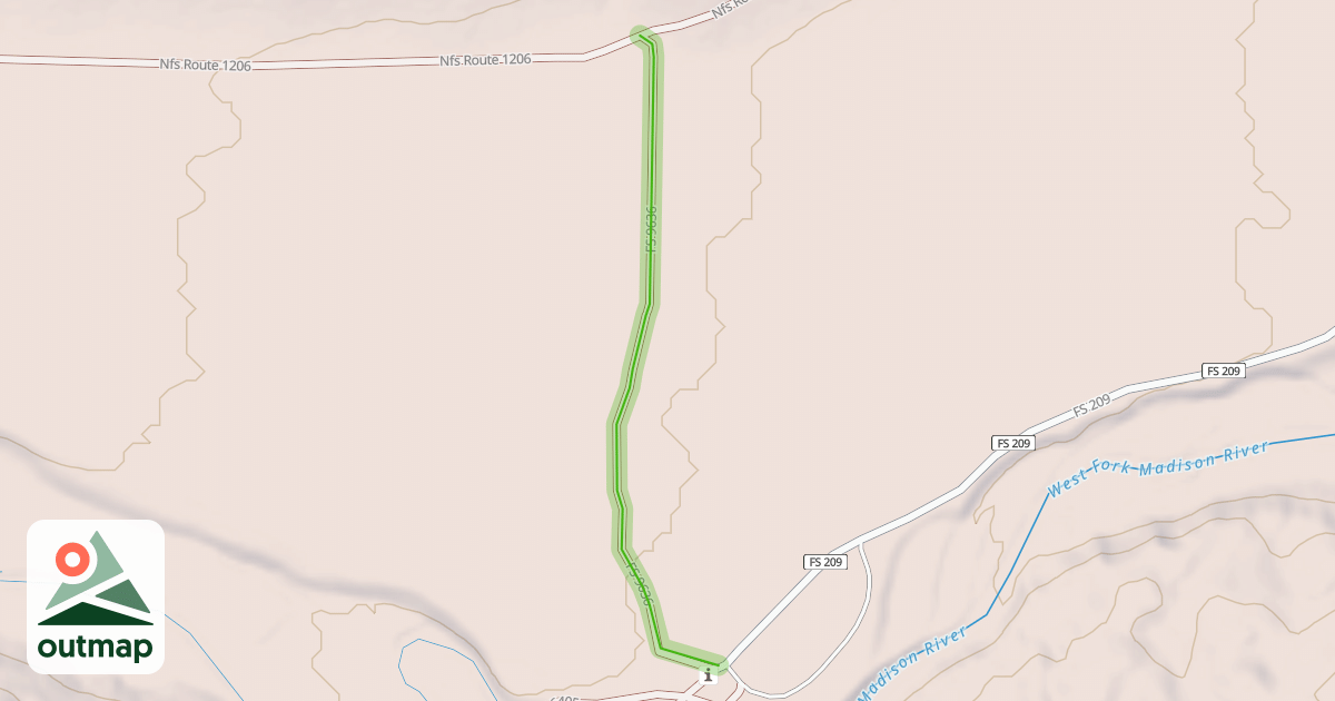 Map of FS 9636