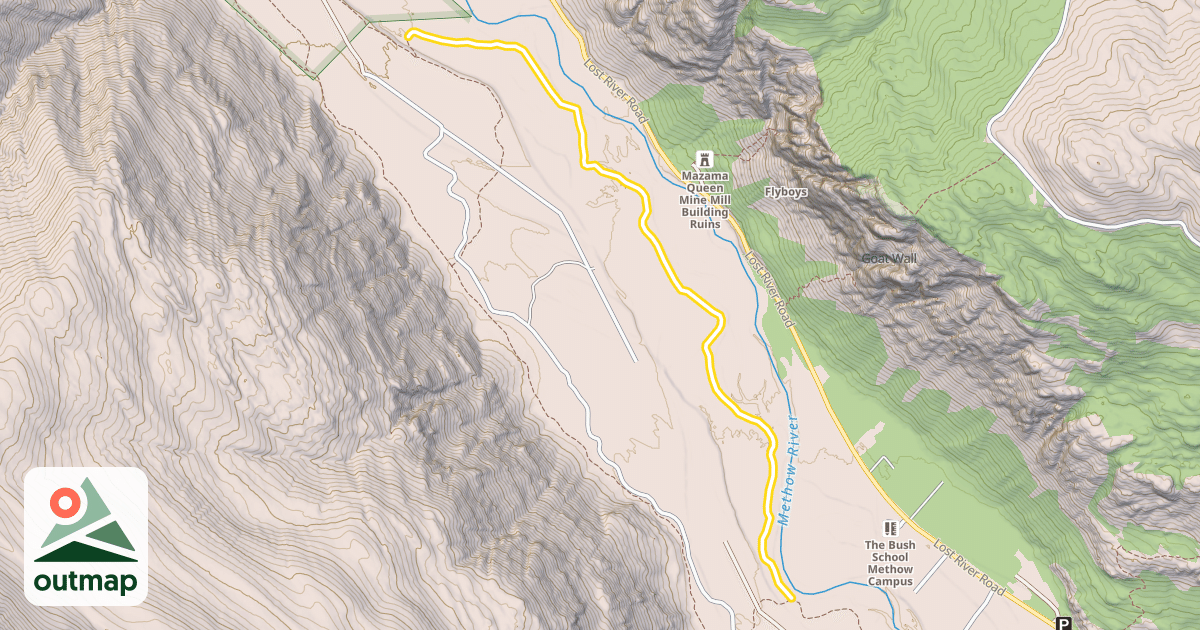 Map of Upper River Run