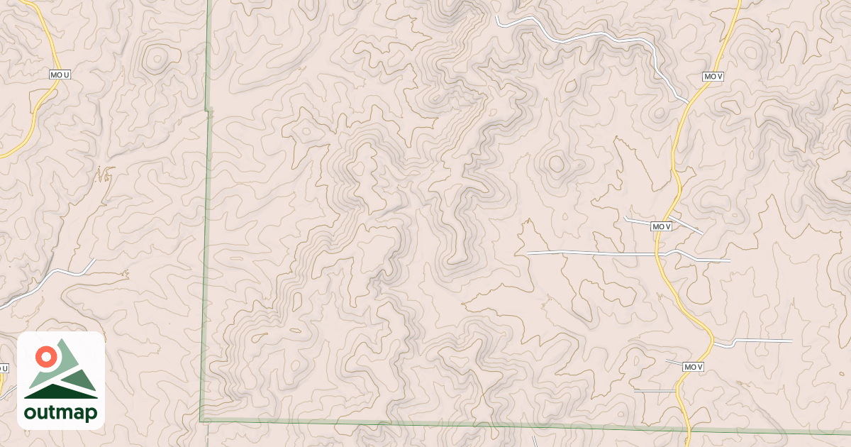 Map of SOUTH WOLF MOUNTAIN