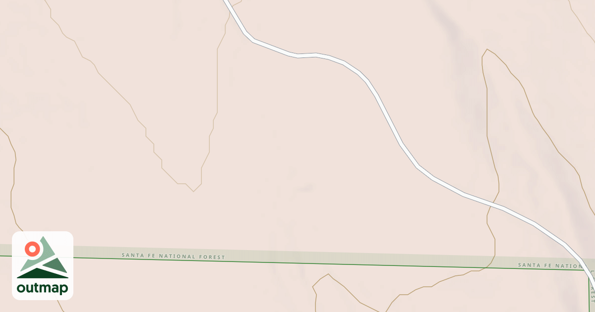 Map of GLORIETA MESA