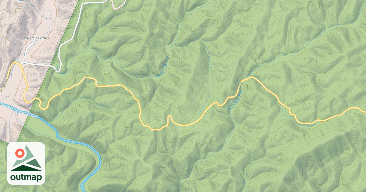 Map of PEAVINE SHEEDS CR.