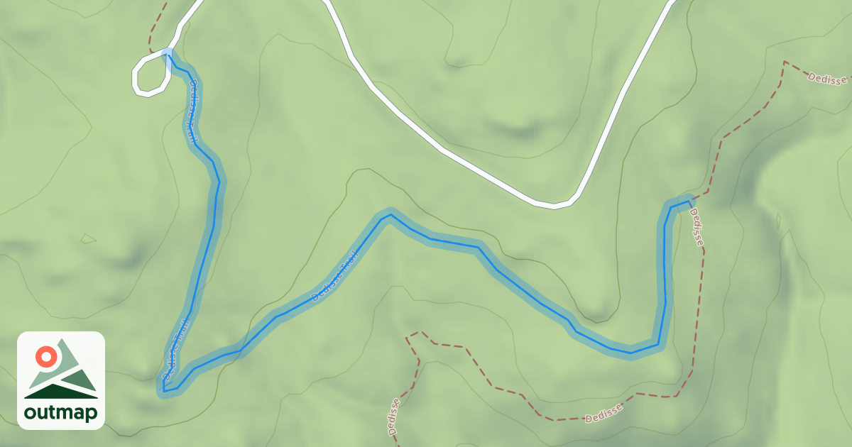 Map of Dedisse Trail