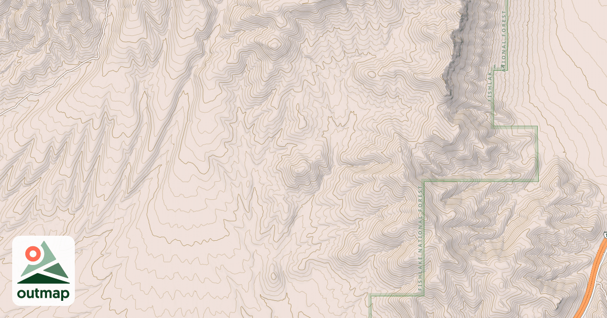 Map of MUD SPRINGS
