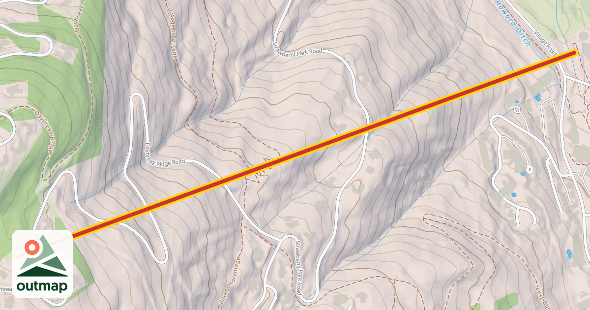 Map of Elkhorn Lift