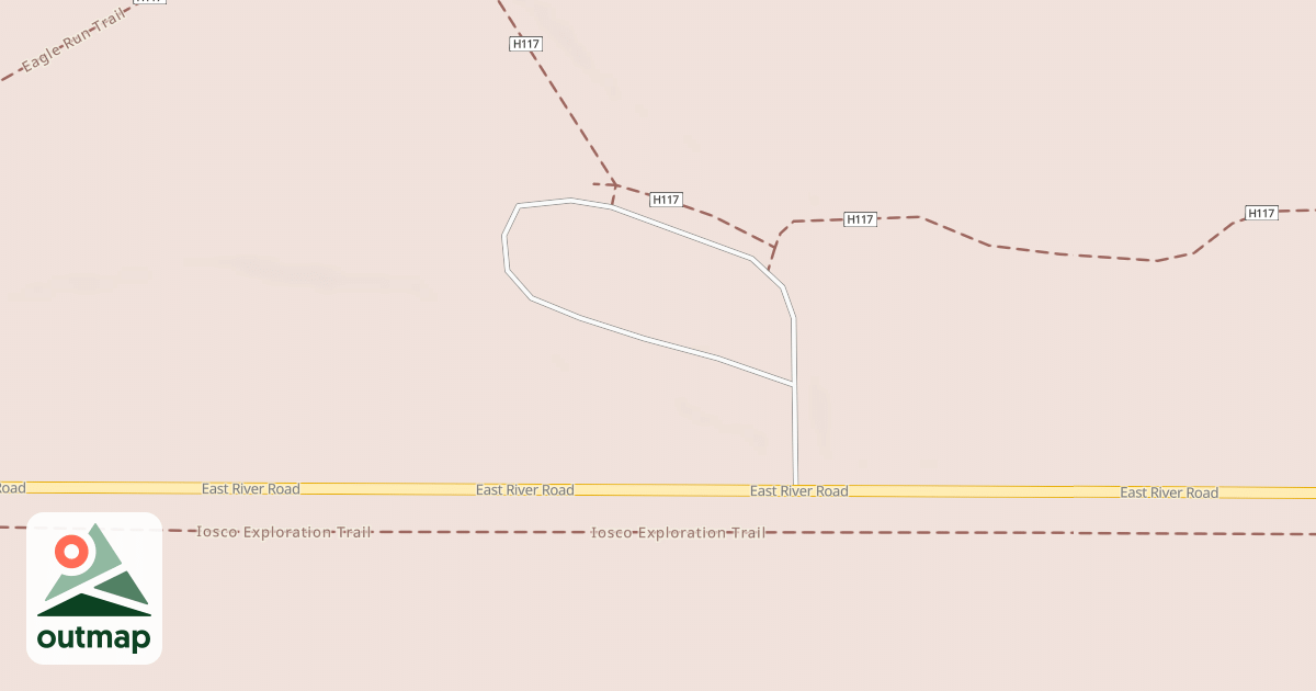Map of EAGLE RUN CC SKI TRAILHEAD