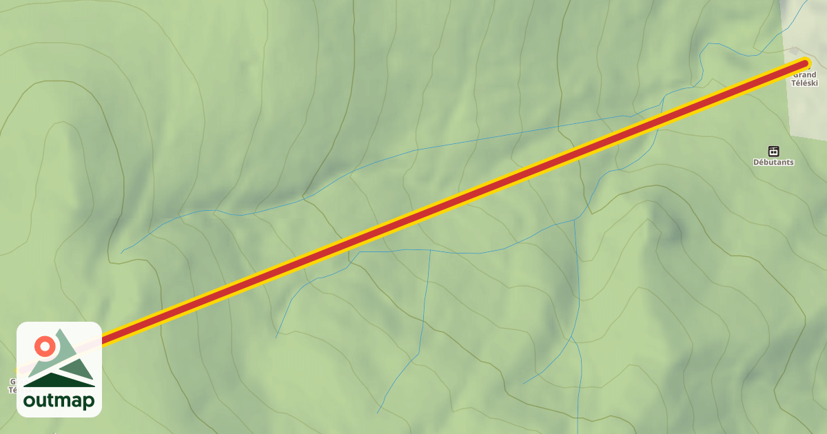 Map of Grand Téléski