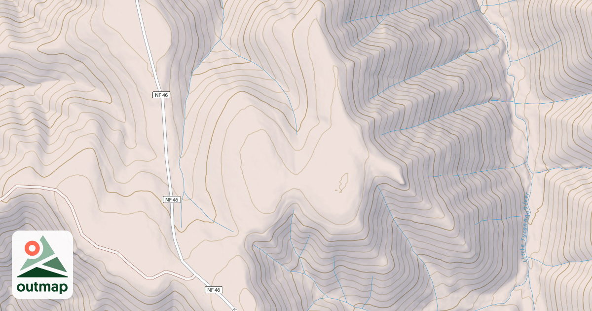 Map of USFS Motor Vehicle Use Map Roads {577BB2EC-EC30-4E38-AC9F-11E8083A0378}