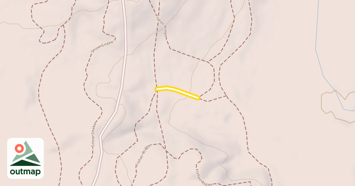 Map of Fisher Ridge