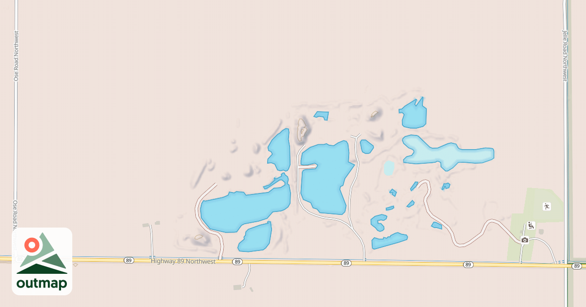 Map of Fourtown-Grygla Trail System