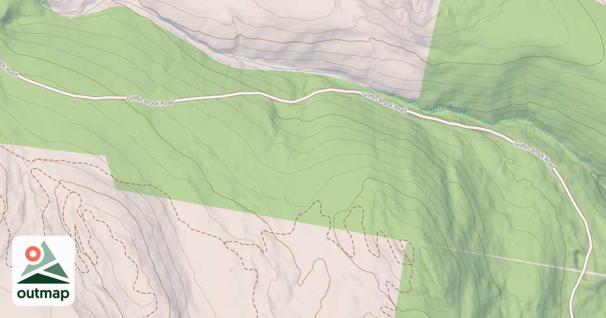 Map of Griffin Brook Road