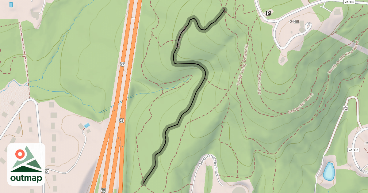 Map of Spider Trail