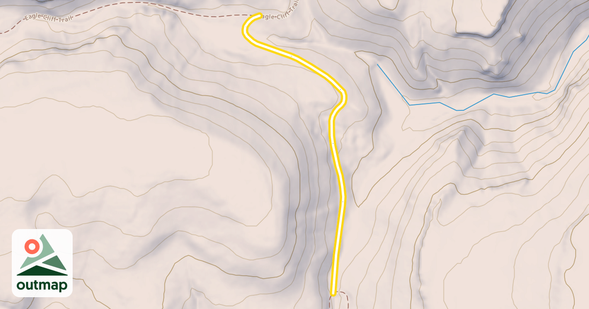 Map of Intake Meadow Trail