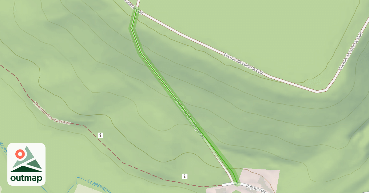 Map of Chemin de la Châtaigneraie